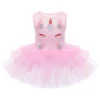 Cute Unicorn Ballet Tutu Dress -Unicorn Fashion 2019 Cute Unicorn Style Girls Ballet Dance Tutu Dress Cosplay Costume Gymnastics Leotard for Kid Child
