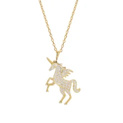 Silver Unicorn Pendant Necklaces -Unicorn Fashion 2019 New Fashion Real Silver Unicorn Pendant Necklaces For Women 100 925 Sterling Silver Cute Pegasus 3