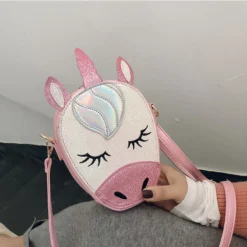 Sequins Unicorn Shoulder Bag For Girls -Unicorn Fashion 2019 Sequins Unicorn Shoulder Bag For Girls Fashion Vogue Phone Key Card Crossbody Bags For Women 5