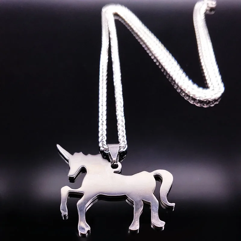 Unicorn Stainless Steel Necklace 5 Unicorn Stainless Steel Necklace - Image 3