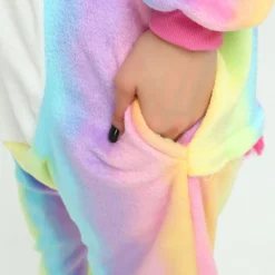Unicorn Sleepwear Kigurumi Onesie -Unicorn Fashion 2019 Winter Animal Pajamas Stitch unicornio Sleepwear Pink Unicorn Sets Kigurumi Women Men Unisex Adult Flannel 4