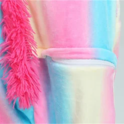 Unicorn Sleepwear Kigurumi Onesie -Unicorn Fashion 2019 Winter Animal Pajamas Stitch unicornio Sleepwear Pink Unicorn Sets Kigurumi Women Men Unisex Adult Flannel 5