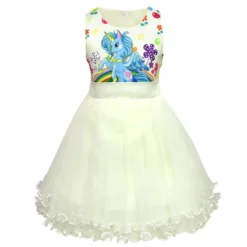Little Unicorn Princess Dresses -Unicorn Fashion 2019 summer Girls princess dress Little Pony Princess Dress Children Party Birthday Dresses Kids clothing Baby 3