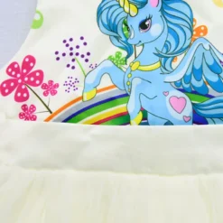 Little Unicorn Princess Dresses -Unicorn Fashion 2019 summer Girls princess dress Little Pony Princess Dress Children Party Birthday Dresses Kids clothing Baby 4