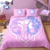 Personalized Custom Couple Pink Unicorn Bedding Set -Unicorn Fashion 211