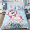 Personalized Custom Rainbow Magical Unicorn Bedding Set
