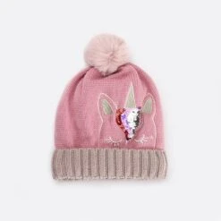 Unicorn Sequin Knitted Wool Beanie Hat -Unicorn Fashion 243254 6psv5b