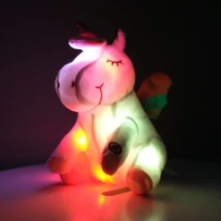 Glowing Unicorn Plush Toys -Unicorn Fashion 25 40cm LED Unicorn Plush Toys Plush Light Up Toys Stuffed Animals Cute Pony Horse Toy 1
