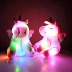 Glowing Unicorn Plush Toys -Unicorn Fashion 25 40cm LED Unicorn Plush Toys Plush Light Up Toys Stuffed Animals Cute Pony Horse Toy 4