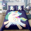 Personalized Custom Nice Unicorn Bedding Set -Unicorn Fashion 251
