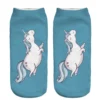3D Printing Aqua Unicorn Socks -Unicorn Fashion 25120 77a455