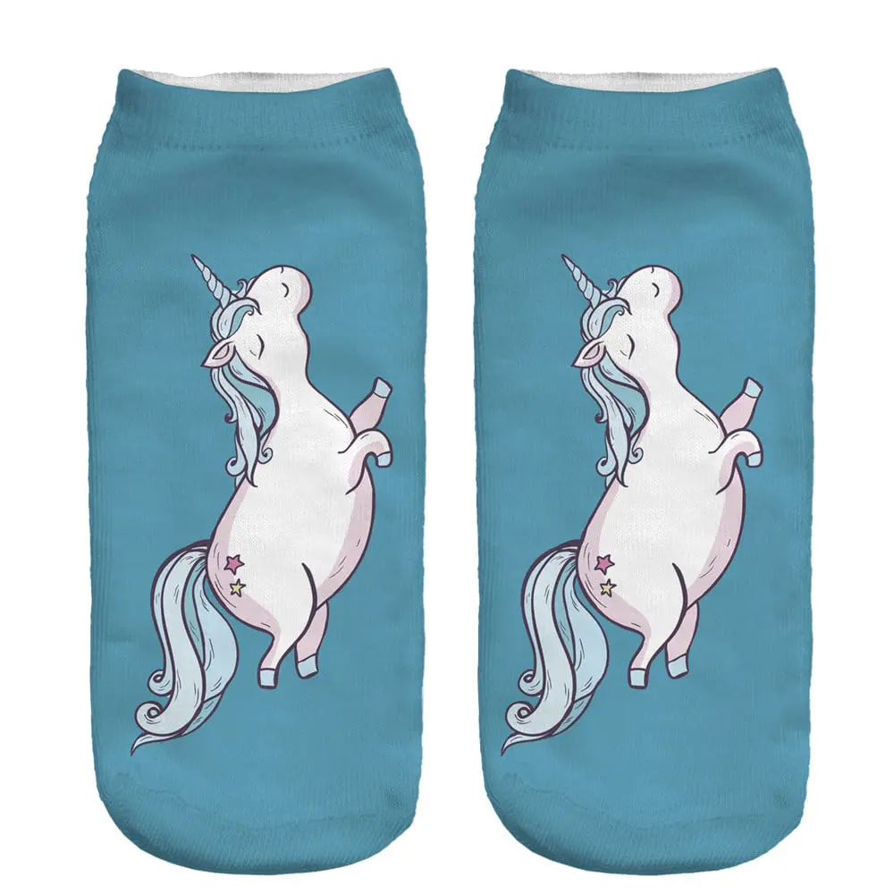 3D Printing Aqua Unicorn Socks 3 3D Printing Aqua Unicorn Socks