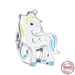 Unicorn Silver Beads Fit Bracelet