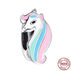 Lucky Unicorn Colorful Beads Fit Bracelet