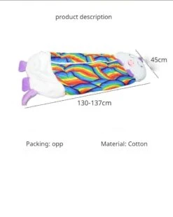 Unicorn Plush Blanket And Sleeping Sack In One -Unicorn Fashion 252669 fmqala