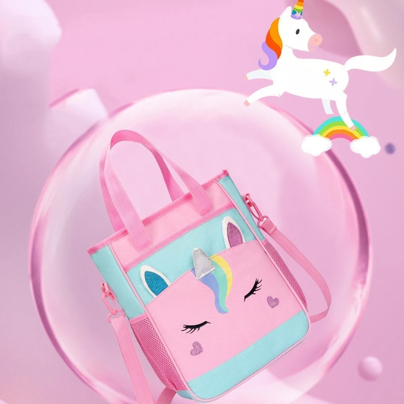 Unicorn Lovely School Tote Bag For Girls 6 Unicorn Lovely School Tote Bag For Girls - Image 4