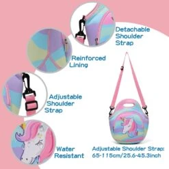 Unicorn Insulated Lunch Bag For Kids -Unicorn Fashion 254214 75u9af