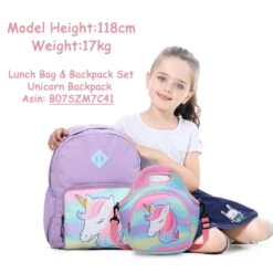 Unicorn Insulated Lunch Bag For Kids -Unicorn Fashion 254214 sslrqw