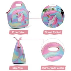 Unicorn Insulated Lunch Bag For Kids -Unicorn Fashion 254214 ud9svk