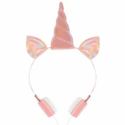 Lovely Sparky Pink Unicorn Wired Headphones -Unicorn Fashion 25494 63f4f3