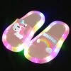 Unicorn LED Light-Up Flip Flops For Children 2 Unicorn LED Light-Up Flip Flops For Children -Unicorn Fashion 261520 pkhswu