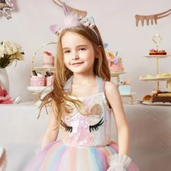 Unicorn Princess Tutu Rainbow Sequin Dress -Unicorn Fashion 264539 5vmgwy