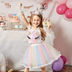 Unicorn Princess Tutu Rainbow Sequin Dress -Unicorn Fashion 264539 hv3kvj