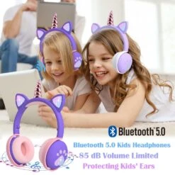 Unicorns Kids Bluetooth Led Headphones -Unicorn Fashion 264625 d8bwlg