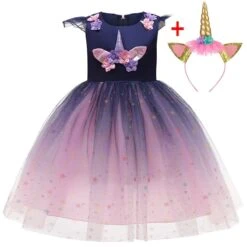 Halloween Children’s Unicorn Party Dress
