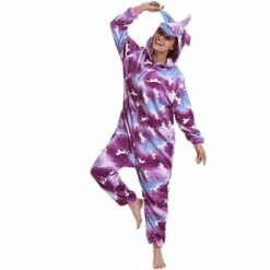 Purple Star Unicorn Costume Onesie For Women -Unicorn Fashion 28