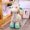 Lovely Rainbow Giraffe Plush Toys Dolls For Kids -Unicorn Fashion 280384 bmrmqm