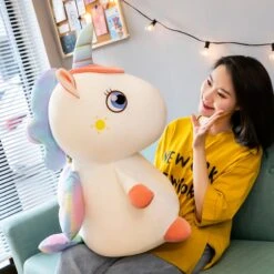 Chubby Giant Unicorn Plush Toy -Unicorn Fashion 280394 usvqj4