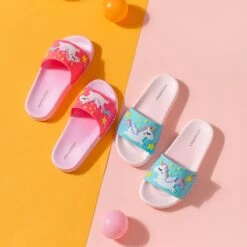 Rainbow Unicorn Summer Slippers For Girl 11 Rainbow Unicorn Summer Slippers For Girl -Unicorn Fashion 286023 xn8ot7