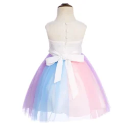 Cute Flower Unicorn Rainbow Dress 9 Cute Flower Unicorn Rainbow Dress -Unicorn Fashion 2pcs Set Cute Baby Kid Girls Clothes Set Flower Unicorn Rainbow Dress Birthday Cake Smash Outfit 2