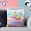 Personalized Universe Unicorn Lash Pillow -Unicorn Fashion 3 12