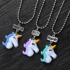 Unicorn Necklace Set For Kids