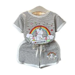Unicorn Short Sleeve T-Shirt And Shorts