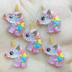 10pcs DIY Unique Cute Unicorn Charm Figure -Unicorn Fashion 340959 jlvapy