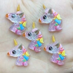 10pcs DIY Unique Cute Unicorn Charm Figure -Unicorn Fashion 340959 k8r80g