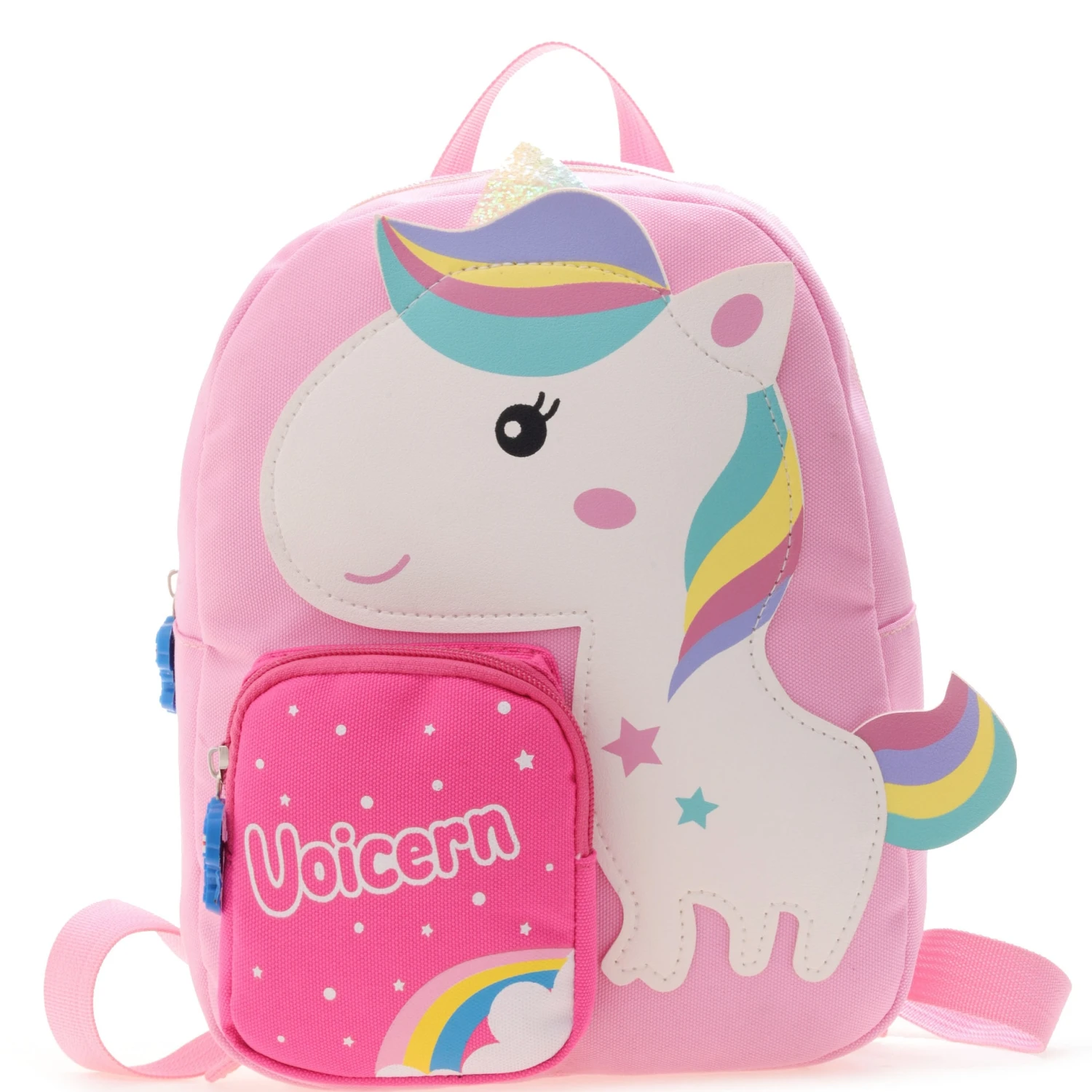 Unicorn Cartoon Canvas Children School Backpack 3 Unicorn Cartoon Canvas Children School Backpack