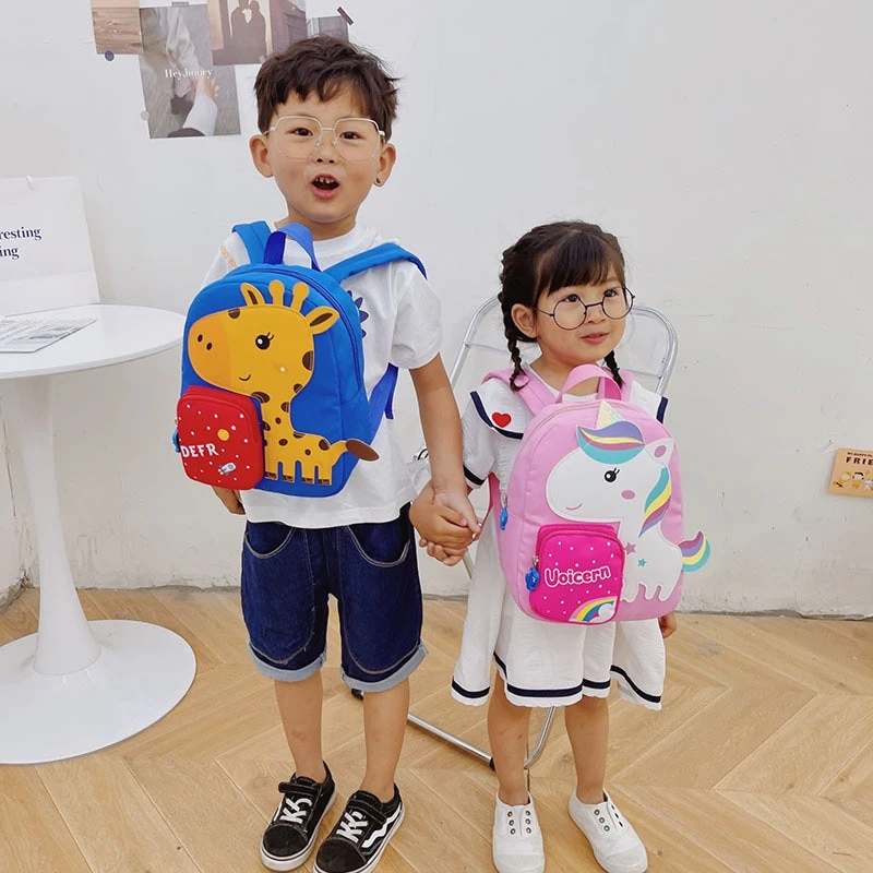 Unicorn Cartoon Canvas Children School Backpack 7 Unicorn Cartoon Canvas Children School Backpack - Image 5