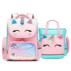 Unicorn Mermaid 3D Waterproof School Bag