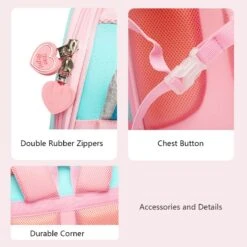 Unicorn Mermaid 3D Waterproof School Bag -Unicorn Fashion 341199 7n55hz