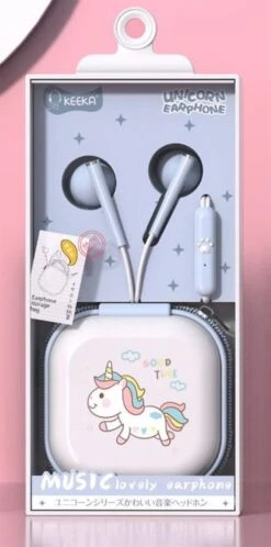 Cute Unicorn Wired Earphone With Mic -Unicorn Fashion 348998 pnjtni