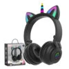 Black Wireless Unicorn Headphones With Microphone Support SD Card -Unicorn Fashion 349061 294a0b