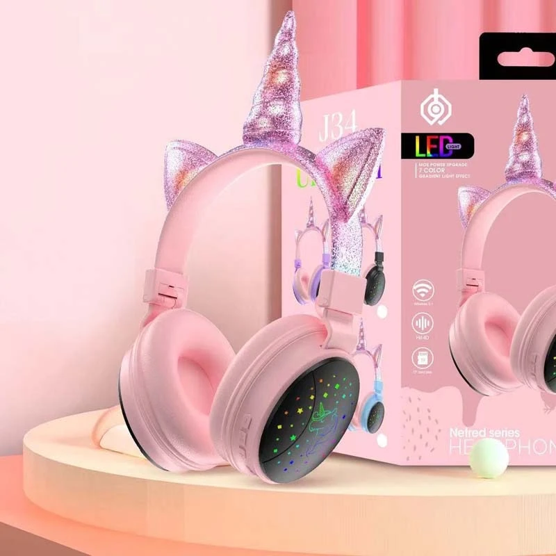 Unicorn Built-in Microphone Wireless Headphone 7 Unicorn Built-in Microphone Wireless Headphone - Image 5