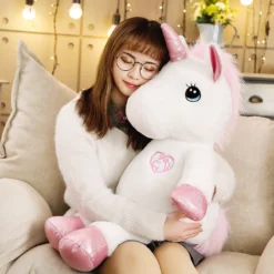 Chubby Unicorn Plush Toy -Unicorn Fashion 35 80cm Lovely Unicorn Plush Toy Stuffed Kawaii Soft Unicorn Plush Toys for Children Creative Birthday 1