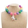 Unicorn Bubblegum Bead Necklace -Unicorn Fashion 35911 dfa1e6