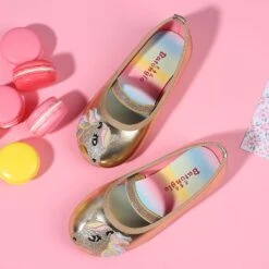 Toddler Girls Unicorn Birthday Shoes Kids Ballet Dancing Shoes -Unicorn Fashion 364437 qzwtkz