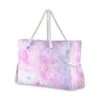 Holographic Tie-Dye Women Tote Bag -Unicorn Fashion 378371 erusvd